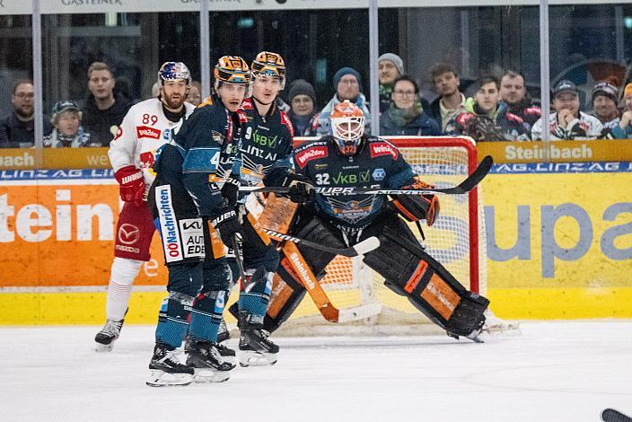 Tormann Rasmus Tirronen (Steinbach Black Wings Linz) Steinbach Black Wings Linz vs EC Red Bull Salzburg, Linz AG Eisarena 