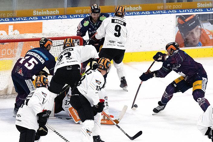 Marco Nowak (Eisbären Berlin) erzield den Ausgleich zum 1 zu 1, Steinbach Black Wings Linz vs Eisbären Berlin,  WIn2day ICE Hockey League