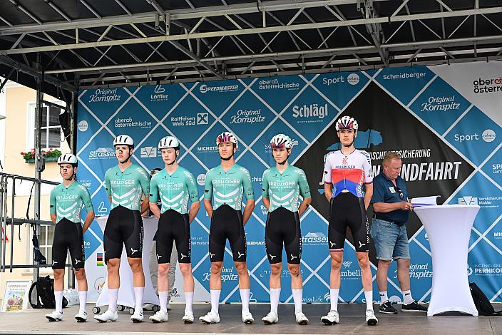 Team Roman Kreuziger Cycling Akademy mit Marek Stiblik (CZE, Roman Kreuziger Cycling Academy), 3. Etappe,  51. Int. Oberösterreich Junioren Rundfahrt, Bad Wimsbach - Strass im Attergau