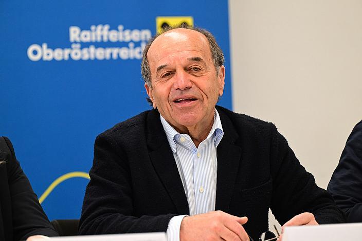 Paul Resch (Präsident LRV Oberösterreich) Pressekonferenz zum 64. Rad Saison Eroeffnungsrennen Leonding