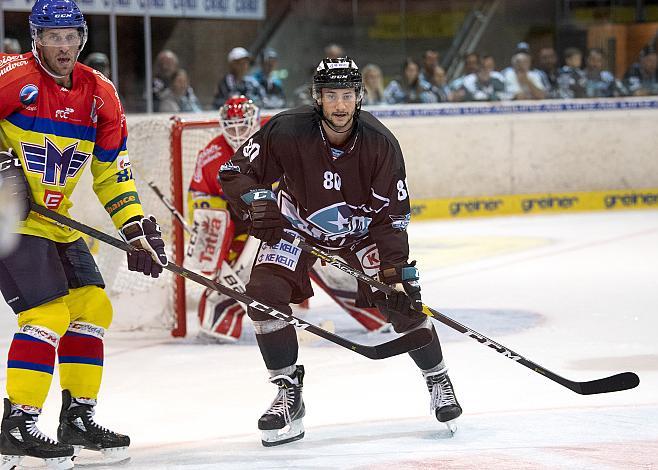 Julian Pusnik (EHC Liwest Black Wings Linz) Testspiel, EHC Liwest Black Wings Linz vs CEZ Motor Ceske Budejovice
