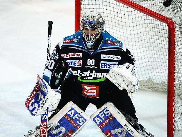 #80 David LeNeveu, Tormann, Linz, EHC Liwest Black Wings Linz vs KHL Medvescak Zagreb, Zwischenrunde
