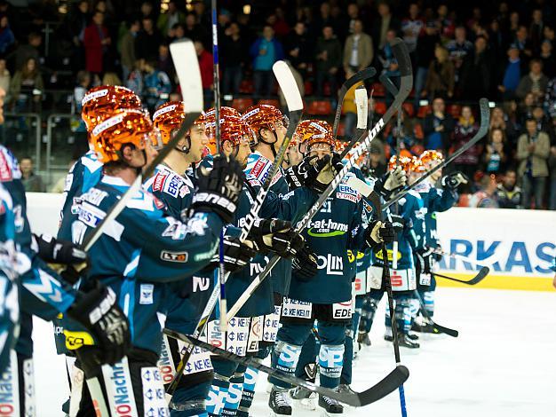 Linz feiert, EHC Liwest Black Wings Linz vs UPC Vienna Capitals