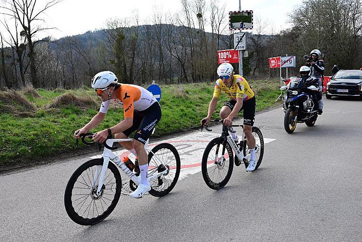 Maximilian Schmidbauer (AUT, Schwingshandl Intralogistics), Tobias Nolde (GER, Team Vorarlberg),  65. Rad Saison Eroeffnungsrennen Leonding