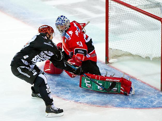 Andrew Jacob Kozek, Linz gegen Adam Munro, Innsbruck, EHC Liwest Black Wings Linz vs HC TWK Innsbruck