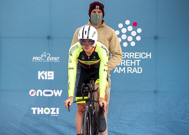Maximilian Kuen (AUT, Team Vorarlberg) ATTS, Zeitfahren, Austrian Time Trail Series,  U23, Elite Damen und Herren