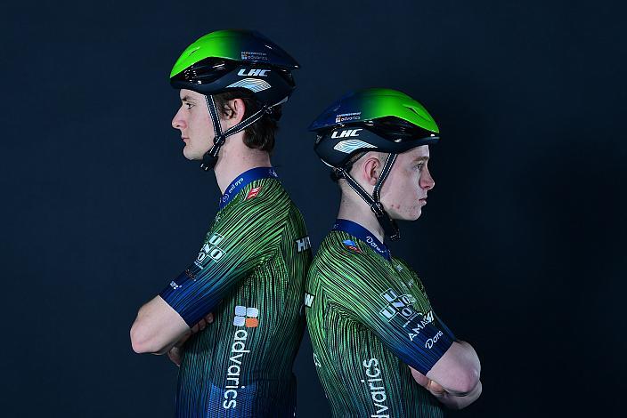 David Paumann (AUT, Hrinkow Advarics), Maximilian Huber (AUT, Hrinkow Advarics), Teampräsentation, Steyr, Team Hrinkow Advarics Cycleang, UCI Continental Team, 