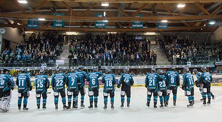 Linz feiert, EHC Liwest Black Wings Linz vs Dornbirner Eishockey Club