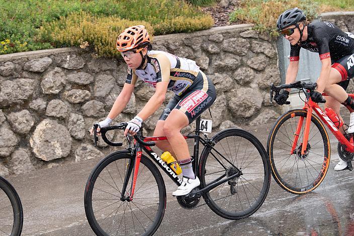 Angelika Tazreiter (AUT, Team Cookina ARBÖ ASKÖ Graz RLM Stmk), Nadja Heigl (AUT, Servetto - Makhymo - Beltrami TSA) Radsport, Damen Radliga