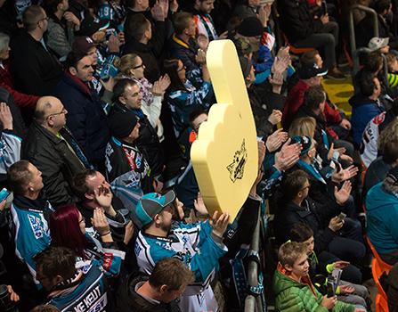 fans, EHC Liwest Black Wings Linz vs HC Orli Znojmo, 4. Semifinale