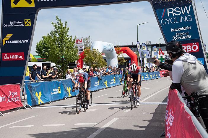 Emanuel Zangerle (AUT, Team Felt - Felbermayr), Roger Kluge (GER, Rad Net Osswald), Herren Elite, U23, Road Cycling League Austria, 62. Raika Kirschbluetenrennen, Wels, Oberösterreich