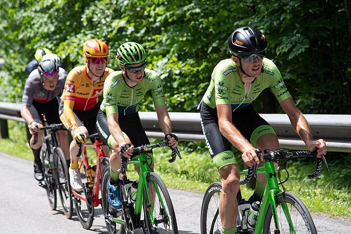 Timon Loderer (GER, Hrinkow Advarics Cycleang), Michael Konczer (AUT, Hrinkow Advarics Cycleang) 2. Etappe Eferding - Oberneukirchen, Int. Raiffeisen Oberösterreich Rundfahrt UCI Kat. 2.2