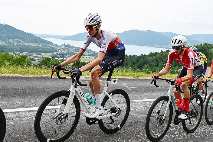 Marek Stiblik (CZE, Roman Kreuziger Cycling Academy), Michael Ortner (AUT, Österreich), 3. Etappe,  51. Int. Oberösterreich Junioren Rundfahrt, Bad Wimsbach - Strass im Attergau