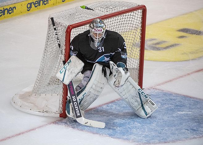 Tormann David Kickert (EHC Liwest Black Wings Linz) Testspiel, EHC Liwest Black Wings Linz vs CEZ Motor Ceske Budejovice