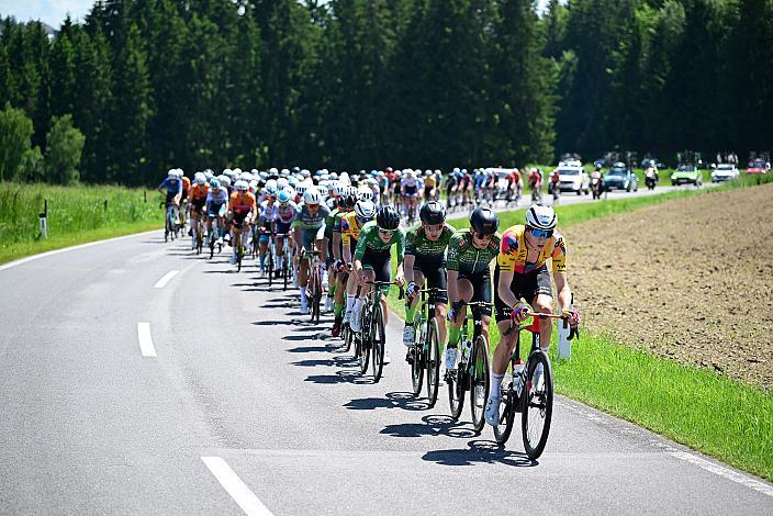 Dominik Amann (AUT, Team Vorarlberg), Dominik Hödlmoser (AUT, Hrinkow Advarics), Paul Buschek (AUT, Hrinkow Advarics Cycleang Team), 3. Etappe Bad Schallerbach - Aigen - Schlägl, 15. Int. Raiffeisen OÖ-Radrundfahrt UCI Kat. 2.2