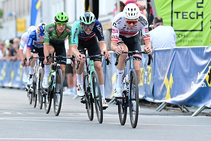 Gregor Mühlberger (AUT, Decathlon CMA CGM Team).  Michael Gogl (AUT, Alpecin - Premier Tech), U23, Road Cycling League Austria, Kriterium Wels