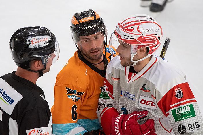 Rafael Rotter (Steinbach Black Wings Linz) Steinbach Black Wings Linz vs EC Bad Nauheim, Testspiel, Eishockey, Bet at Home ICE Hockey League