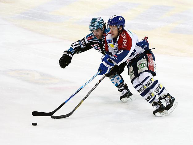 #41 Curtis Murphy, Linz und #41 Adam Miller, KHL Medvescak Zagreb, EHC Liwest Black Wings Linz vs KHL Medvescak Zagreb, Zwischenrunde