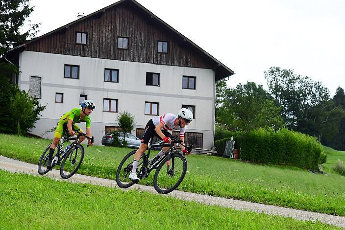 Bester Österreicher Michael Hettegger (AUT, LRV Oberösterreich),  50. OÖ Junioren Rundfahrt, 3. Etappe Bad Wimsbach Strass im Attergau