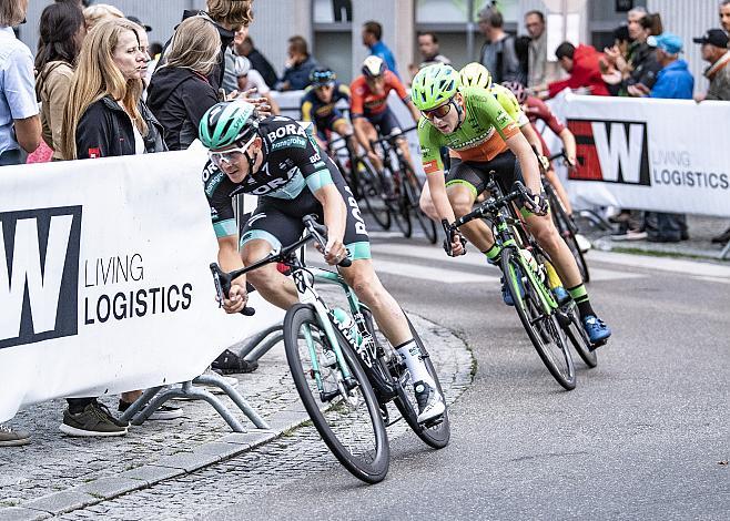Gregor MÃ¼hlberger (AUT, Bora - Hansgrohe), Daniel Eichinger (AUT, Hrinkow Advarics Cycleang Team) Wels Innenstadtkriterium
