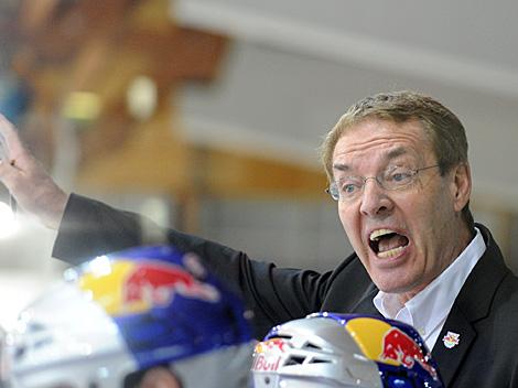 Der Trainer der Red Bulls Salzburg Pierre Page, EHC Liwest Black Wings Linz vs. EC Red Bull Salzburg