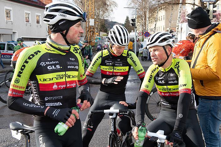 Lukas Meiler (GER, Team Vorarlberg), Lukas Rüegg (SUI, Team Vorarlberg)  63. Saison Eroeffnung Leonding Herren, Road Cyling League Austria