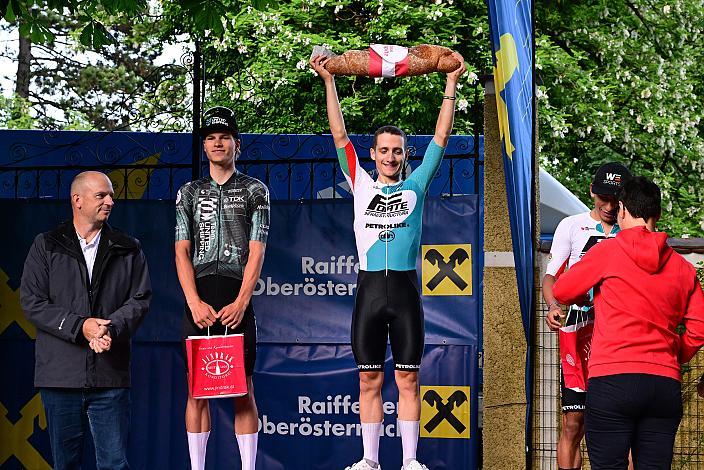 Sieger 1. Etappe Lorenzo Galimberti (ITA, Petrolike) 1. Etappe Linz - Pöstlingberg, 15. Int. Raiffeisen OÖ-Radrundfahrt UCI Kat. 2.2