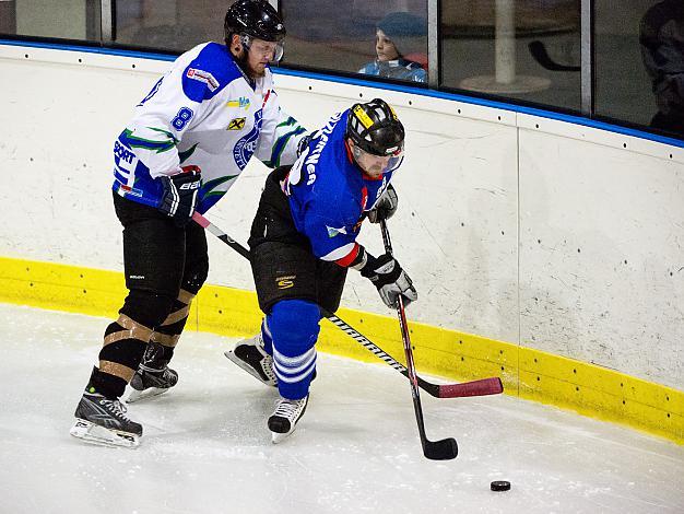 Markku Savolainen, Amstetten und Alexander Holzleitner, Wels, ECU Amstetten vs EC Win Win Wels