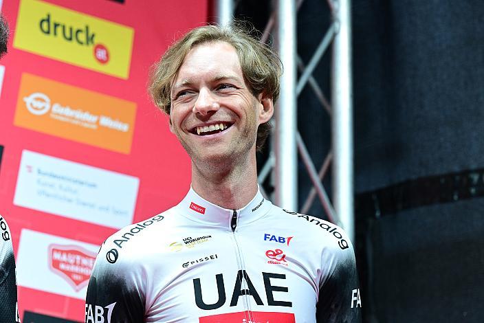 Felix Grossschartner (AUT, UAE Team Emirates - XRG), Teampräsentation Stadtplatz Steyr, Tour of Austria, Steyr Austria