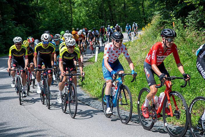 Team Vorarlberg, Immanuel Stark (GER, P&S Metalltechnik) im Bergtrikot, 2. Etappe Eferding - Oberneukirchen, Int. Raiffeisen Oberösterreich Rundfahrt UCI Kat. 2.2
