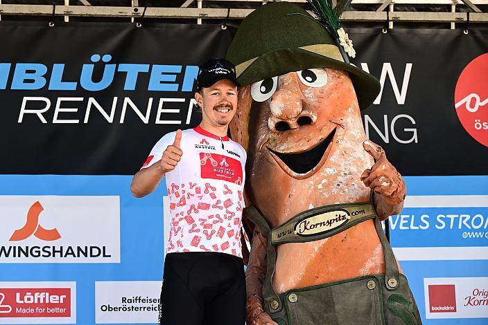 Sieger Alexander Konychev (ITA, Team Vorarlberg) und führender Radliga, Herren Elite, U23, Road Cycling League Austria, 63. Raika Kirschbluetenrennen, Wels, Oberösterreich