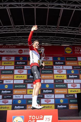 Gesamtsieger der 75. Lidl Tour of Austria Gregor Mühlberger (AUT, Austria), 5. Etappe von Langenlois nach Wien, 109km, Tour of Austria
