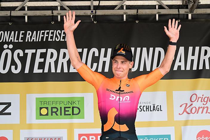 Josef Dirnbauer (AUT, Cycling Team Schwingshandl) im Bergtrikot 4. Etappe St.Florian /Asten - Hinterstoder/Höss 15. Int. Raiffeisen OÖ-Radrundfahrt UCI Kat. 2.2