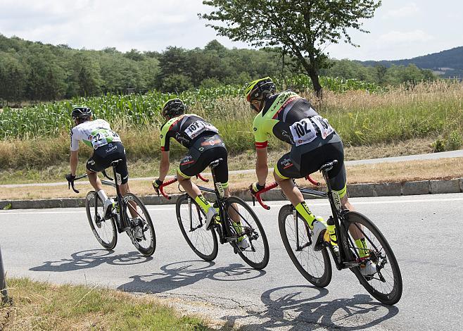 Daniel Geismayr (AUT, Team Vorarlberg), Roland Thalmann (SUI, Team Vorarlberg Santic) 2. Etappe, Zwettl - Wr. Neustadt, 71. Ã–sterreich Rundfahrt, Tour of Austria (UCI 2.1)