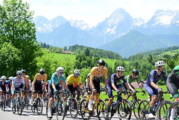 Im Gelben Trikot des Gesamtführenden Edgar David Cadena (MEX, Petrolike) 4. Etappe St.Florian /Asten - Hinterstoder/Höss 15. Int. Raiffeisen OÖ-Radrundfahrt UCI Kat. 2.2