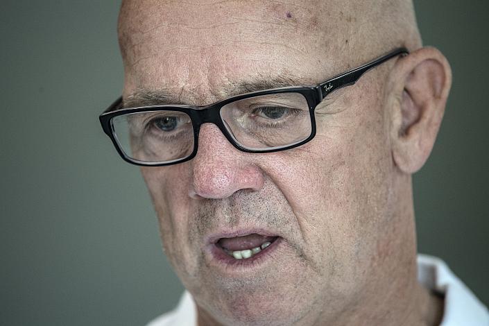 Head-Coach Tom Rowe (EHC Liwest Black Wings Linz) Team Pressekonferenz, EHC Liwest Black Wings Linz