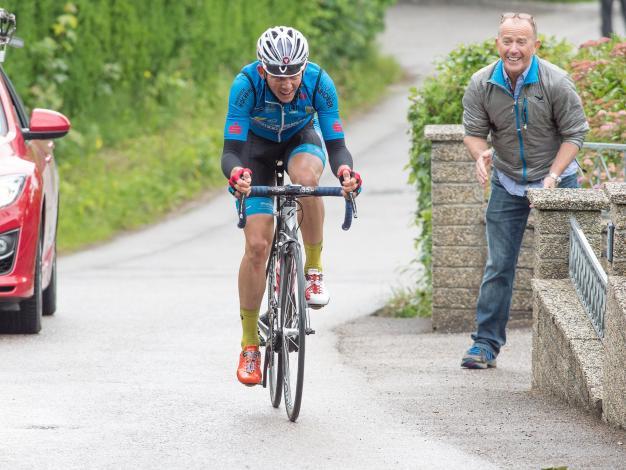 Sieger Gregor Muehlberger, AUT, Team Felbermayr Simplon Wels,  6. Int. OOE Rundfahrt 4. Etappe, Thalheim - Steyr