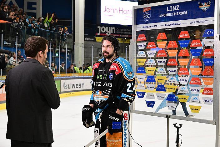 Shawn St.Amant (Steinbach Black Wings Linz) Semifinale 6, Win2Day ICE Hockey League, 2. Semifinale, Steinbach Black Wings Linz vs EC KAC,  Linz AG Eisarena 