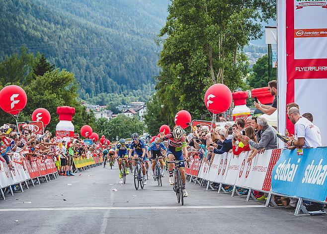 Giovanni Visconti (ITA, Bahrain Merida Pro Cycling Team) Sieger in Fulpmes  2. Etappe Feldkirch - Fulpmes-Telfes  70. Ã–sterreich Rundfahrt 
