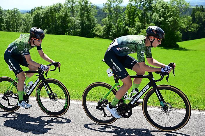  Dominik Hödlmoser (AUT, Hrinkow Advarics), Paul Buschek (AUT, Hrinkow Advarics Cycleang Team), 3. Etappe Bad Schallerbach - Aigen - Schlägl, 15. Int. Raiffeisen OÖ-Radrundfahrt UCI Kat. 2.2