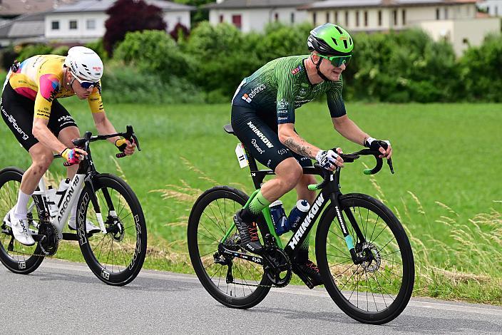 Emanuel Zangerle (AUT, Team Vorarlberg), Jaka Primozic (SLO, Hrinkow Advarics), 3. Etappe Asten - Bad Schallerbach, Oberösterreich Rundfahrt