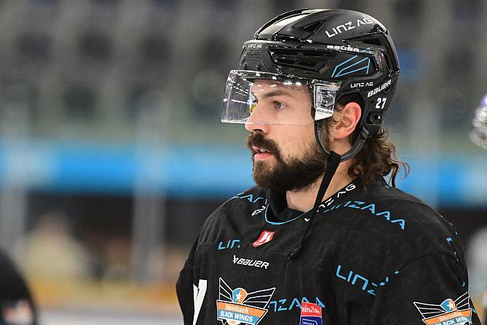 Shawn St.Amant (Steinbach Black Wings Linz) 16. Runde ICE, Steinbach Black Wings Linz vs Vienna Capitals, Linz AG Eisarena 