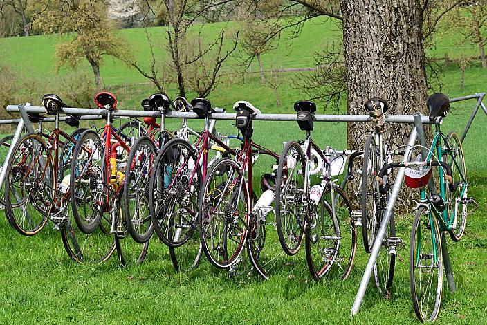 Stahlräder und Vintage Bikes bei der 10. Kirschblüten Radklassik, Rad Klassik, Oldtimer, Vintage, Stahlrad, Radsport, Eferding, Oberösterreich