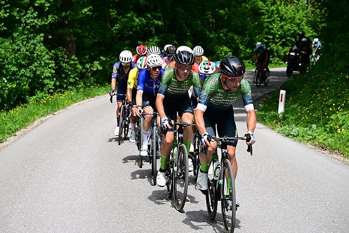 Giacomo Ballabio (ITA, Hrinkow Advarics), Edward Ravasi (ITA, Hrinkow Advarics) 4. Etappe St.Florian /Asten - Hinterstoder/Höss 15. Int. Raiffeisen OÖ-Radrundfahrt UCI Kat. 2.2