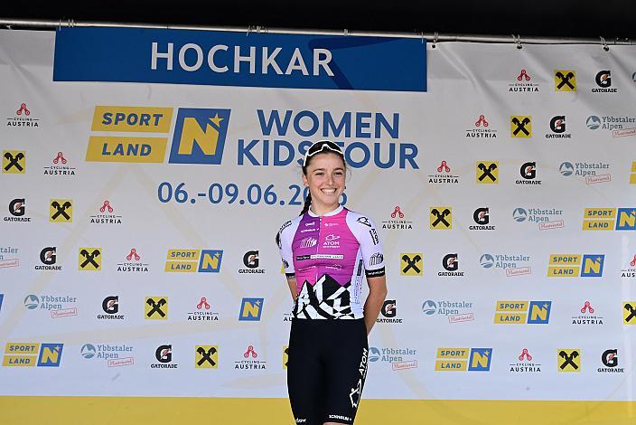 Siegerin am Hochkar und Gesamt  Malwina Mul (POL, MAT Atom Deweloper Wroclaw) Ybbsitz - Hochkar,,  4. Etappe Sportland NOE WOMEN Tour