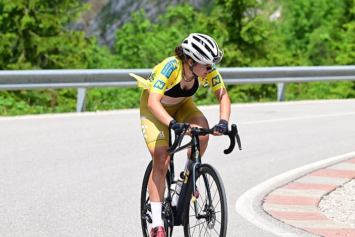 Im Gelben Trikot, Eliska Kvasnickova (CZE, VIF Cycling Team) Ybbsitz - Hochkar,,  4. Etappe Sportland NOE WOMEN Tour
