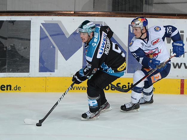 Franklin MAcDonald und Jasun Ulmer, EHC Liwest Black Wings Linz  EHC Red Bull Muenchen