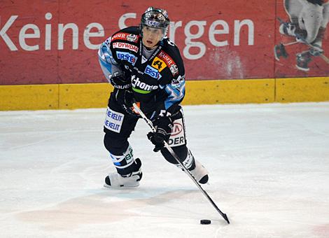 #55 Robert Lukas, Verteidiger, Liwest Black Wings Linz vs. EC Moser Medical Graz 99ers