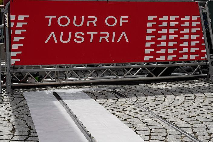 Zielline der 1. Etappe Steyr -  Steyr, Tour of Austria, Steyr Austria