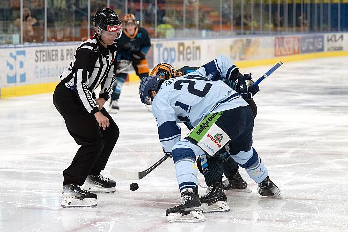 Justin Scott (Straubing Tigers), Brodi Stuart (Steinbach Black Wings Linz) Testspiel Steinbach Black Wings Linz vs Straubing Tigers, Linz AG Eisarena, pre season 
